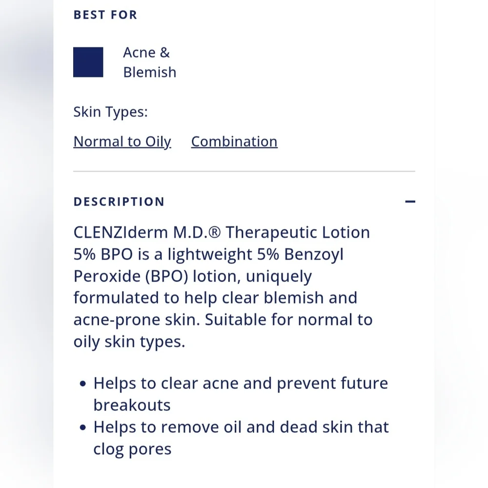 Obagi CLENZIderm M.D. Acne Treatment Set